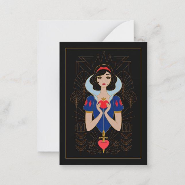 Carte De Correspondance Snow White Valentine's Day (Devant)
