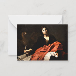 Carte De Correspondance St. Jean l'Évangéliste, peinture d'art fin