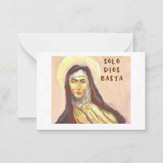Carte De Correspondance St. Teresa of Avila card