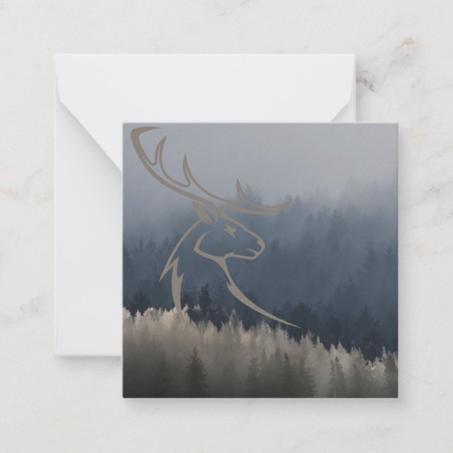 Carte De Correspondance Stag - Forest Spirit (Devant)