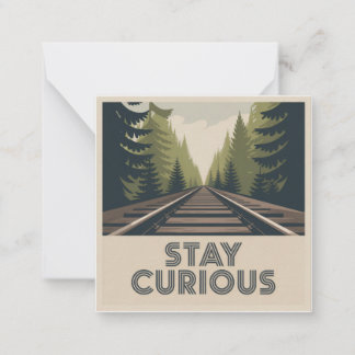 Carte De Correspondance Stay Curious