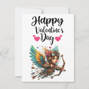 Carte De Correspondance Steampunk Cupid Saint-Valentin