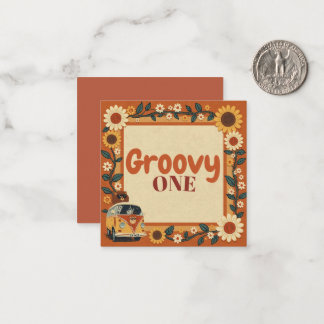 Carte De Correspondance Super Anniversaire Lion Rétro Années 70 Premier An