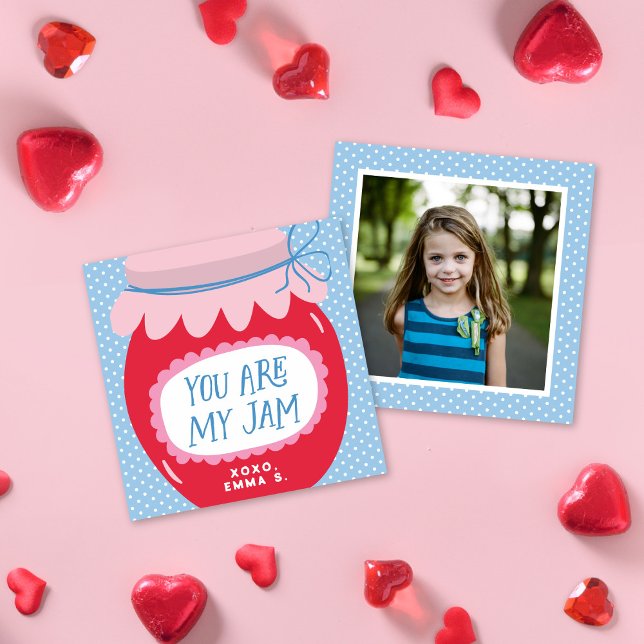 Carte De Correspondance Sweet You Are My Jam Valentine's Classroom Photo (Créateur téléchargé)