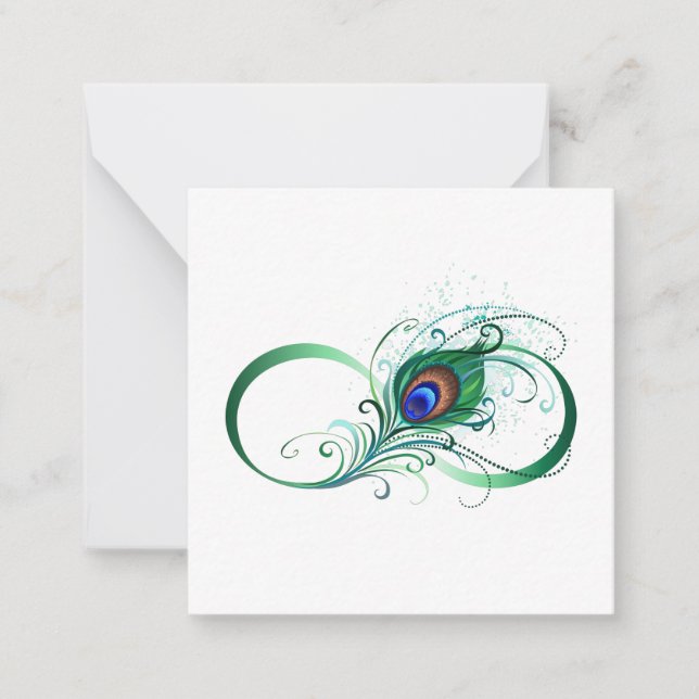 Carte De Correspondance Symbole de l'Infinity (Devant)
