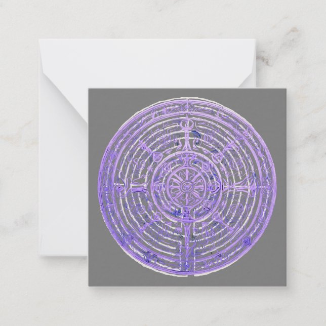 Carte De Correspondance Symbole sacré (Devant)