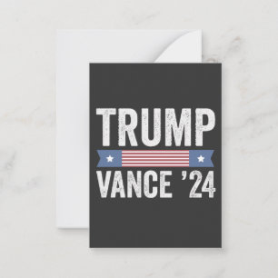 Carte De Correspondance T-shirt de Noël laid de Trump Vance Election