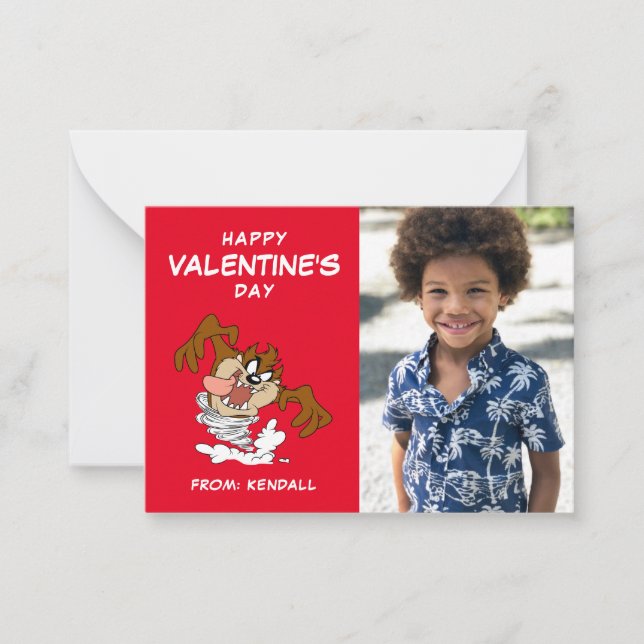 Carte De Correspondance TAZ™ Tourbillon Tornade | Saint-Valentin (Devant)