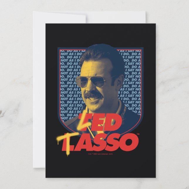 Carte De Correspondance Ted Lasso | Insigne Led Tasso (Devant)
