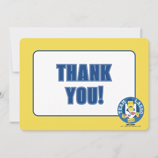 Carte De Correspondance Ted Lasso | Team Lasso Tea Iconic Avatar (Devant)