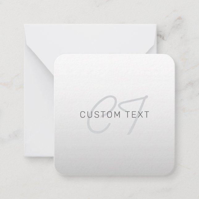Carte De Correspondance Texte modifiable pour les affaires, les voeux ou l (Devant)