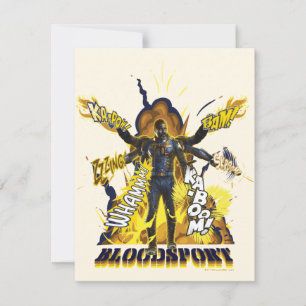 Carte De Correspondance The Suicide Squad   Bloodsport Action Graphic