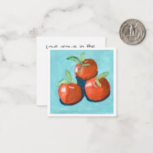 Carte De Correspondance Tomates Rouges
