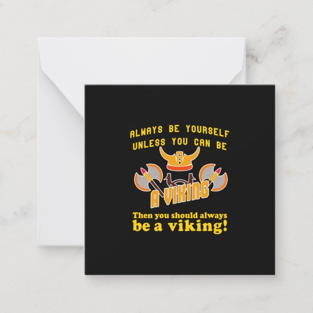 Carte De Correspondance Toujours être un viking (Devant)