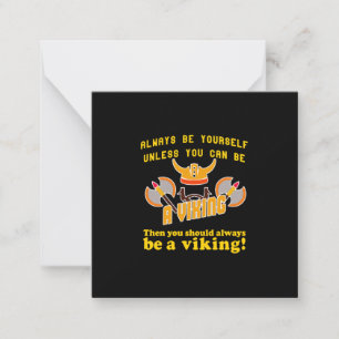 Carte De Correspondance Toujours être un viking