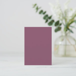 Carte De Correspondance Trendy Deep Plum - Drapeau de Jardin