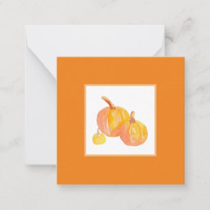 Carte De Correspondance Trois Citrouilles