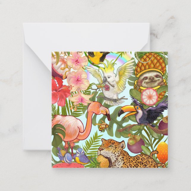 Carte De Correspondance Tropical (Devant)