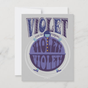 Carte De Correspondance Tu deviens Violet, Violet !