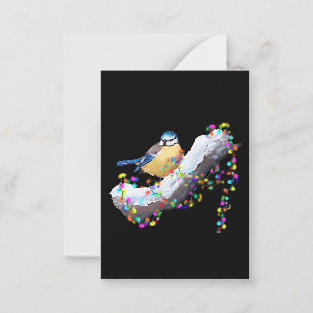 Carte De Correspondance Twinkle Twinkle Little Tit (Devant)