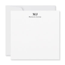 Typographie élégante à monogramme