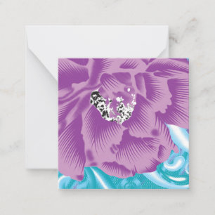 Carte De Correspondance Un design de textile vibrant mettant en vedette du