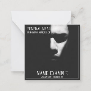 Carte De Correspondance Un visage endormi dans une demi-ombre