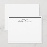 Une note de la bordure de script monogramme noir b