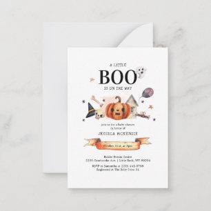 Carte De Correspondance Une petite fée sur la voie Fête prénatale Hallowee