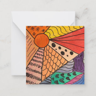Carte De Correspondance Une touche de Z "Toute la journée et la nuit" mini