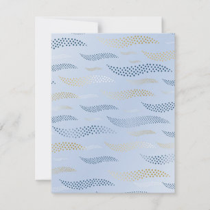 Carte De Correspondance Vagues Tigre (motif stylisé) 4
