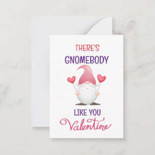 Carte De Correspondance Valentines Gnome Kids