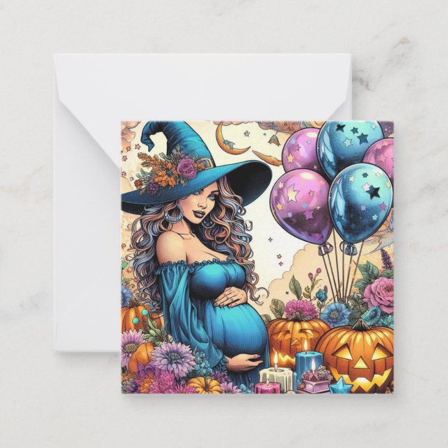 Carte De Correspondance Vibes WItchy MAGIQUES | Bébé | Grossesse | Maman (Devant)