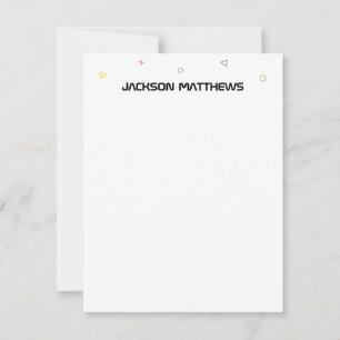 Carte De Correspondance Vidéo du garçon de jeu