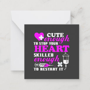 Carte De Correspondance Vie infirmière Cute Assez Infirmière