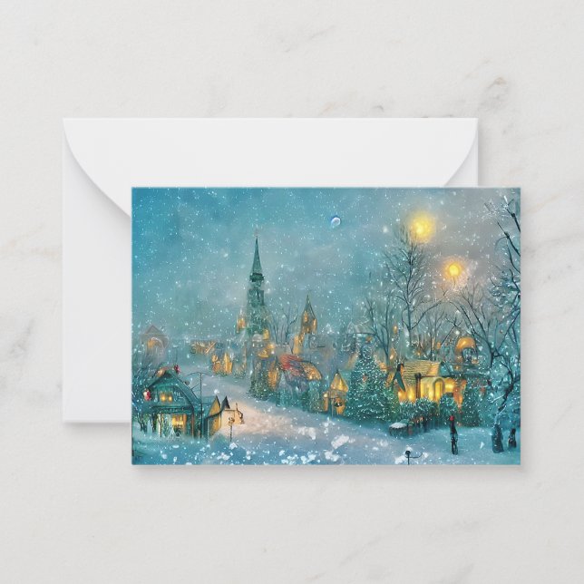 Carte De Correspondance Vieux Noël mini Noël (Devant)
