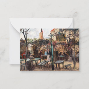 Carte De Correspondance Vincent Van Gogh - La Guinguette sur Montmartre