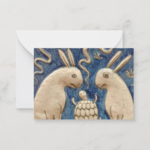 Carte De Correspondance Vintage Espagnol Carrelage Animal Rabat Tortue Ble