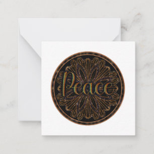 Carte De Correspondance Virtue Peace Mandala