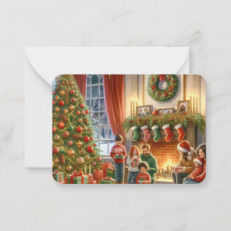 Carte De Correspondance Vœu de Noël