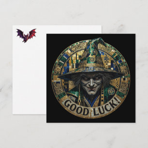 Carte De Correspondance Vœu de sorcier Bonne Chance