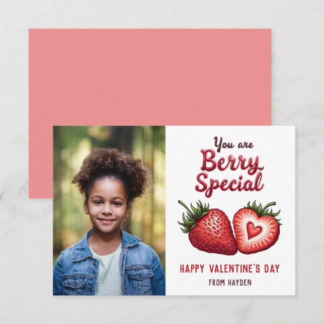 Carte De Correspondance Vous êtes Berry Special Classroom Photo (Devant / Derrière)