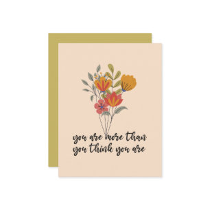 Carte De Correspondance Vous Êtes Plus Que Vous Ne Pensez L'Être