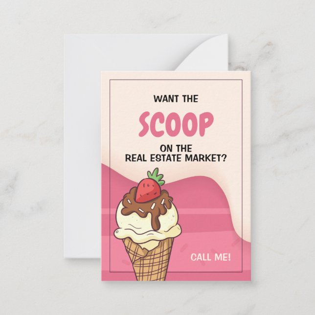 Carte De Correspondance Vous voulez la Scoop été (Devant)