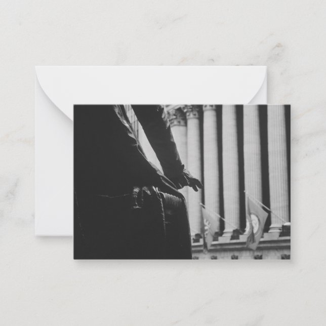 Carte De Correspondance Wall Street (Devant)