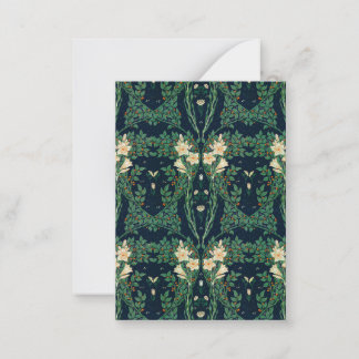 Carte De Correspondance Walter Crane "Francesca" Botanique Plat