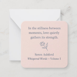 Carte De Correspondance Whispered Words-Volume 1_card# 6