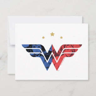 Carte De Correspondance Wonder Woman Moderne & Retro Reic Comic Overlay Lo