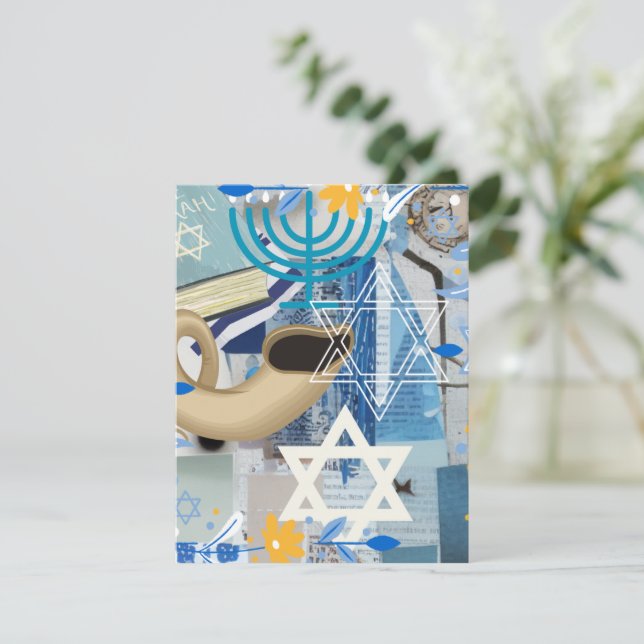 Carte De Correspondance Yom Kippour (Debout devant)