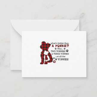 Carte De Correspondance Yorkies
